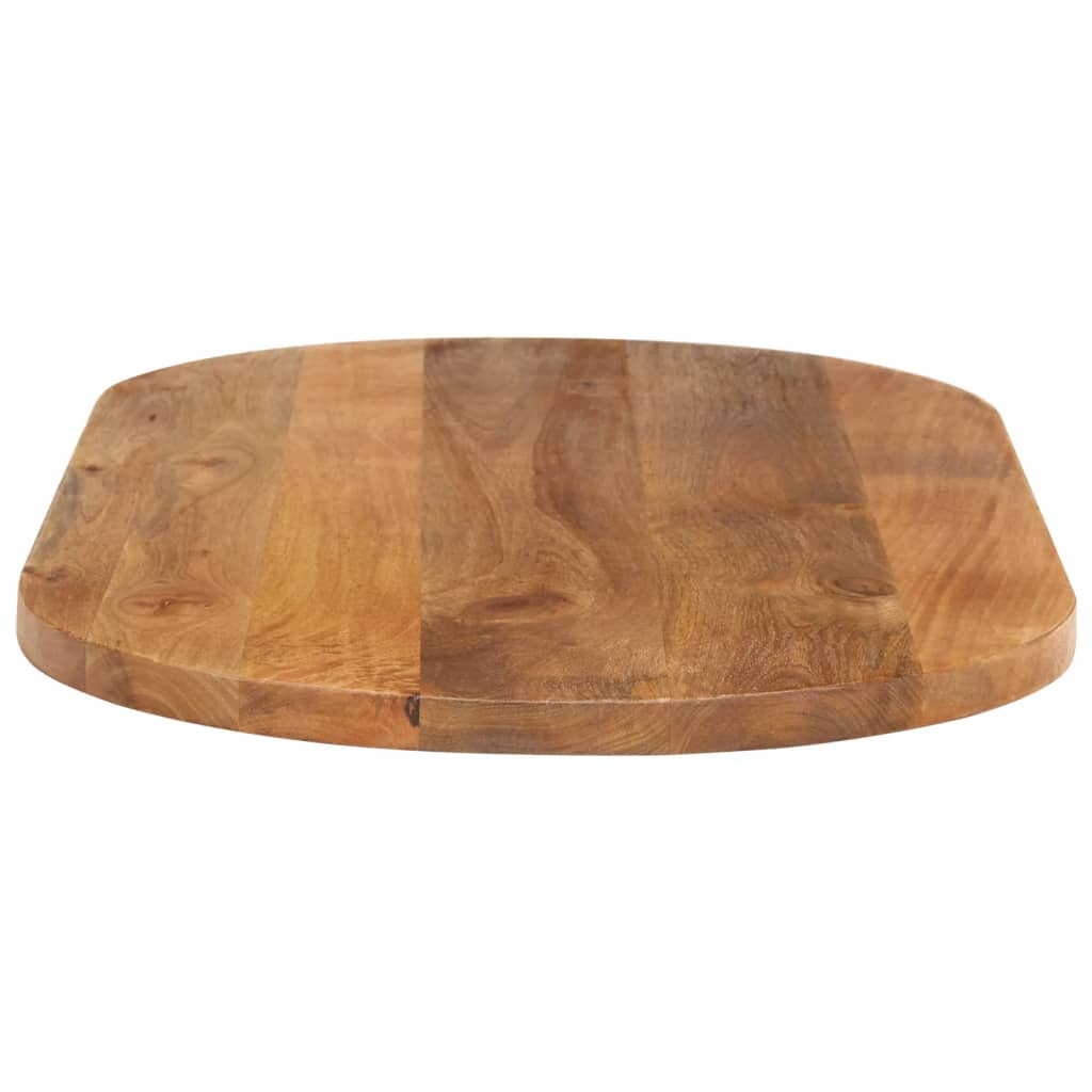 vidaXL Tischplatte 100x40x3,8 cm Oval Massivholz Mango