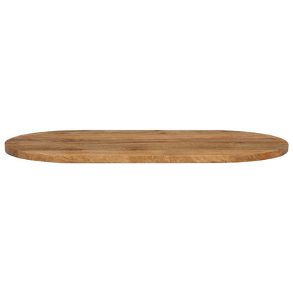 vidaXL Tischplatte 120x50x3,8 cm Oval Massivholz Mango