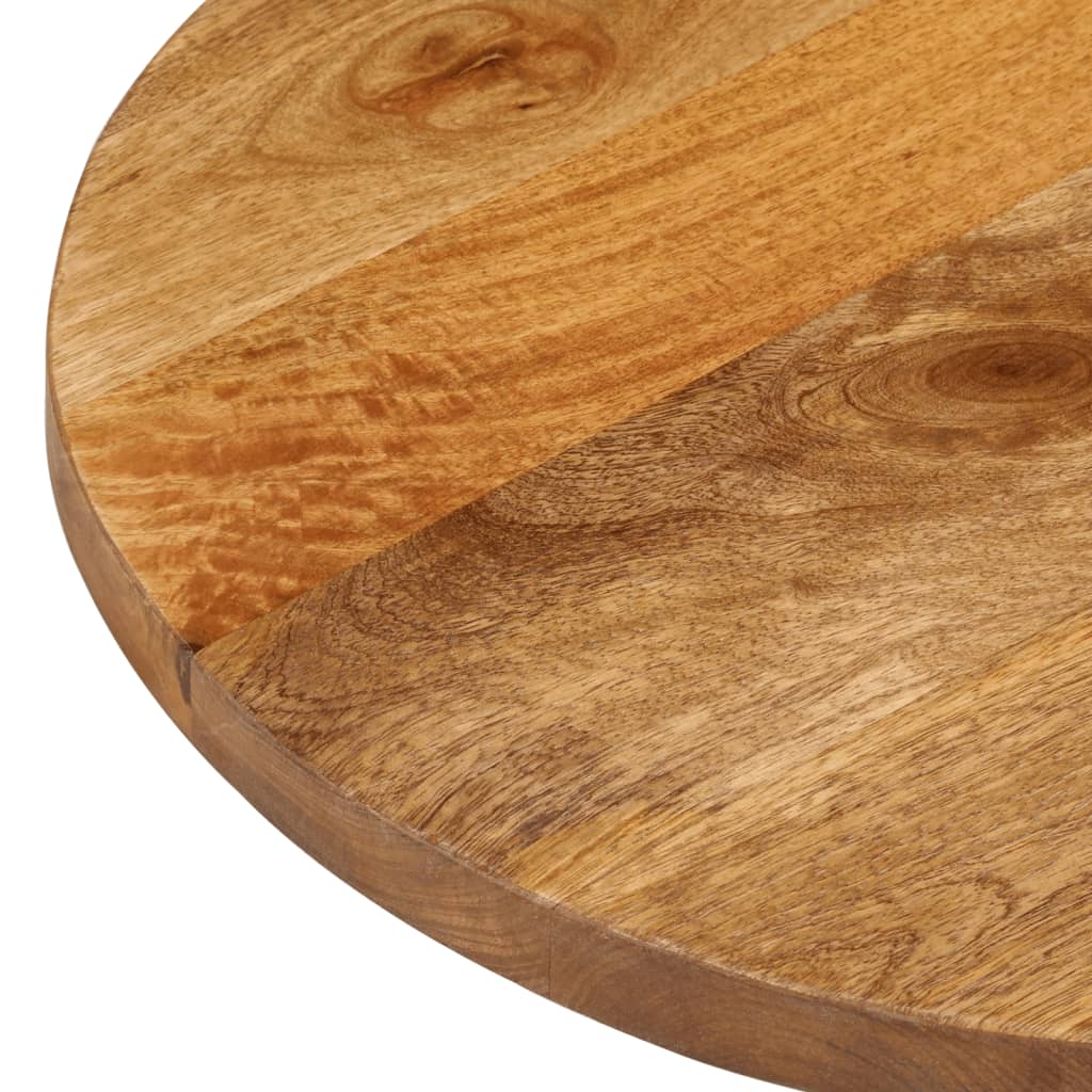 vidaXL Tischplatte 140x50x3,8 cm Oval Massivholz Mango