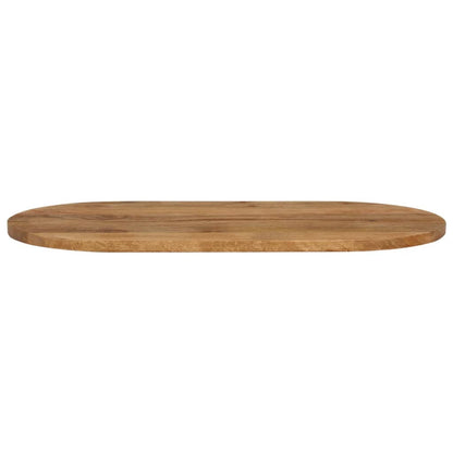 vidaXL Tischplatte 120x60x3,8 cm Oval Massivholz Mango