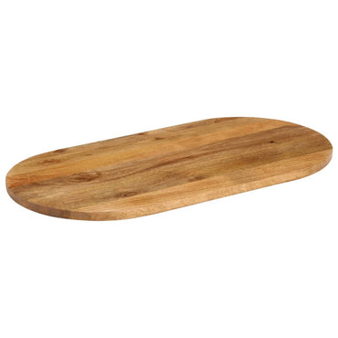 vidaXL Tischplatte 140x60x3,8 cm Oval Massivholz Mango