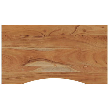 vidaXL Schreibtischplatte 100x50x2,5 cm Rechteckig Massivholz Akazie