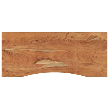 vidaXL Schreibtischplatte 110x50x2,5 cm Rechteckig Massivholz Akazie