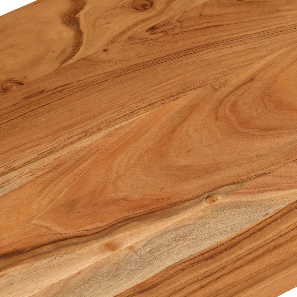 vidaXL Schreibtischplatte 80x60x2,5 cm Rechteckig Massivholz Akazie