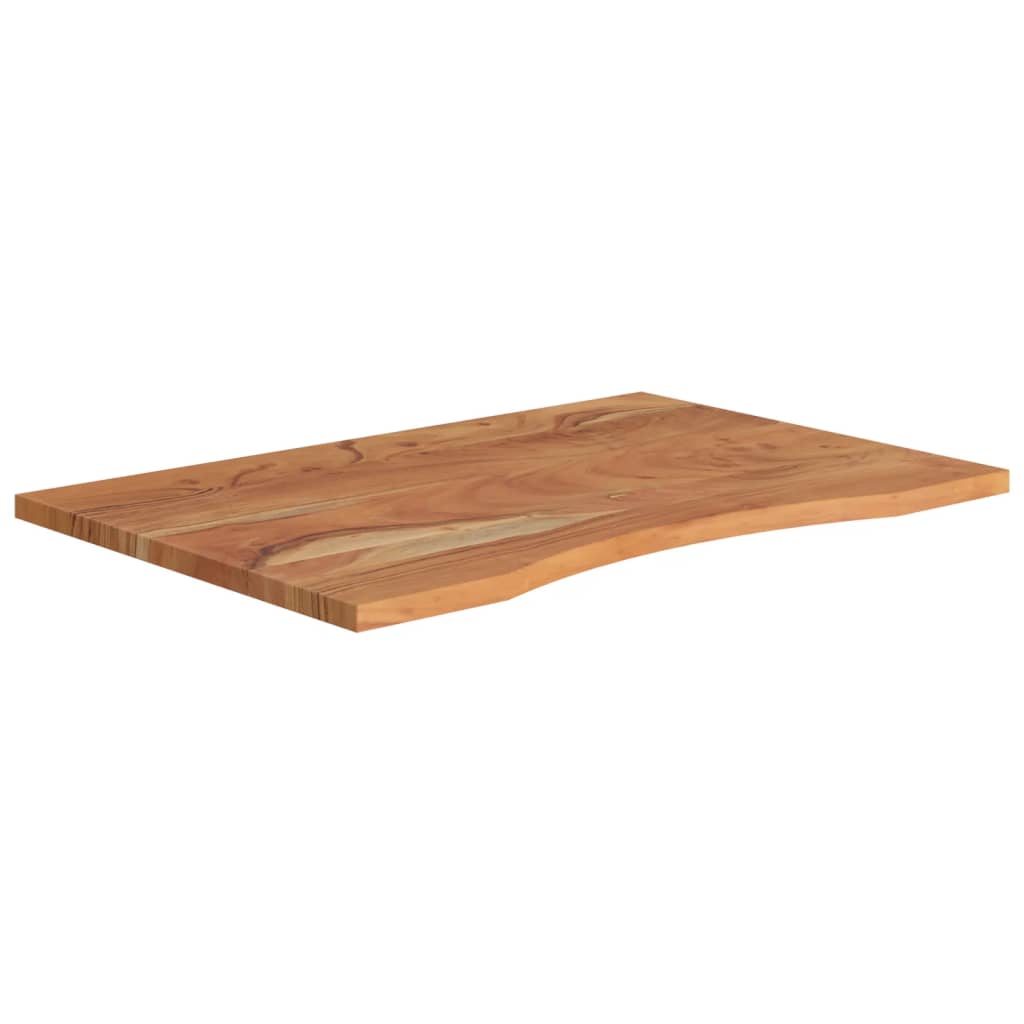 vidaXL Schreibtischplatte 90x60x2,5 cm Rechteckig Massivholz Akazie
