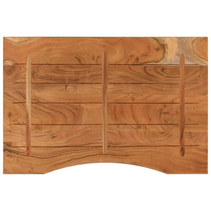 vidaXL Schreibtischplatte 90x60x2,5 cm Rechteckig Massivholz Akazie