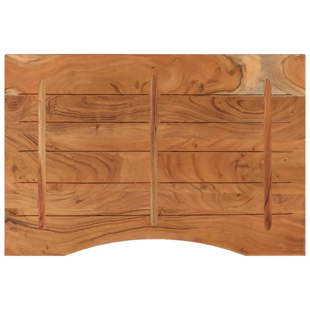 vidaXL Schreibtischplatte 100x60x2,5 cm Rechteckig Massivholz Akazie