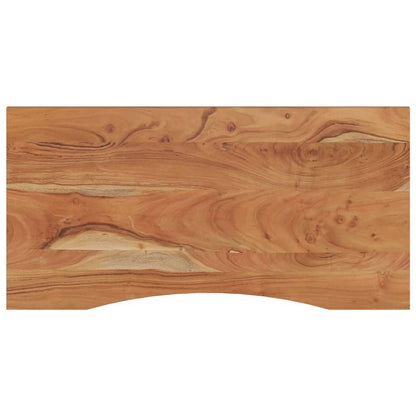 vidaXL Schreibtischplatte 110x60x2,5 cm Rechteckig Massivholz Akazie