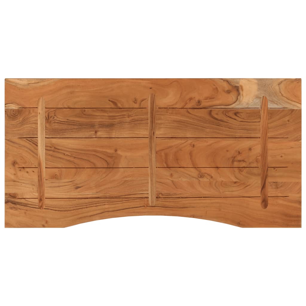 vidaXL Schreibtischplatte 110x60x2,5 cm Rechteckig Massivholz Akazie