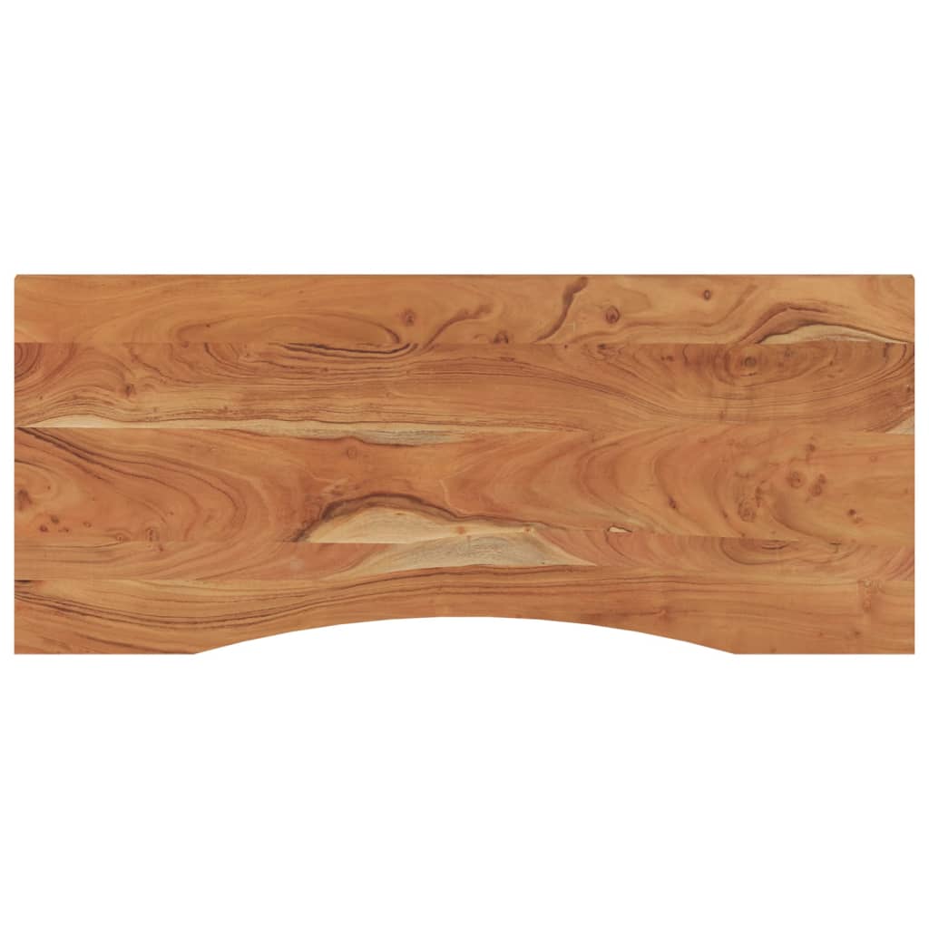 vidaXL Schreibtischplatte 140x60x2,5 cm Rechteckig Massivholz Akazie