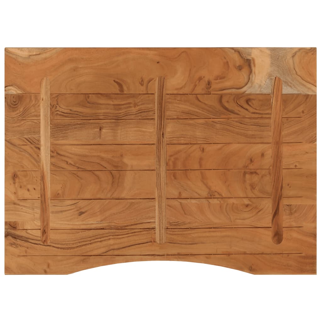 vidaXL Schreibtischplatte 110x80x2,5 cm Rechteckig Massivholz Akazie
