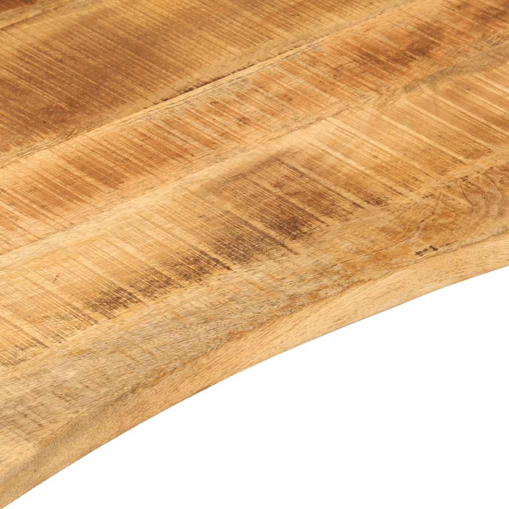 vidaXL Schreibtischplatte mit Aussparung 110x50x2,5cm Massivholz Mango