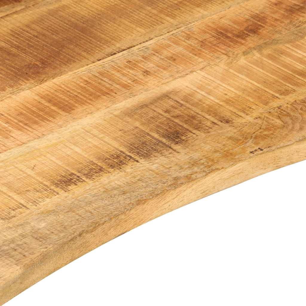 vidaXL Schreibtischplatte mit Aussparung 120x50x2,5cm Massivholz Mango