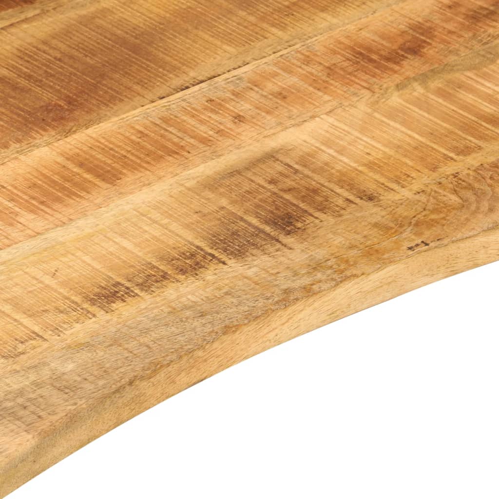 vidaXL Schreibtischplatte mit Aussparung 90x60x2,5 cm Massivholz Mango