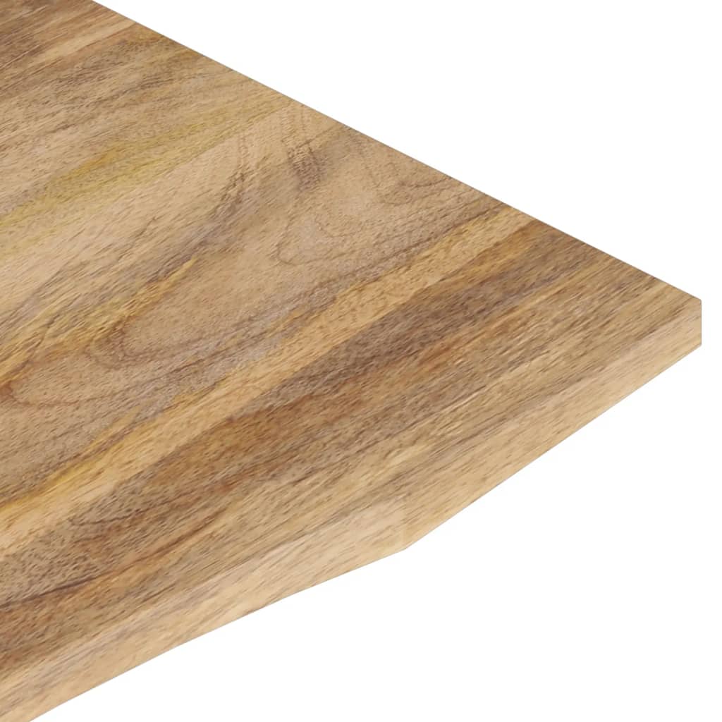 vidaXL Schreibtischplatte mit Aussparung 140x50x2,5cm Massivholz Mango