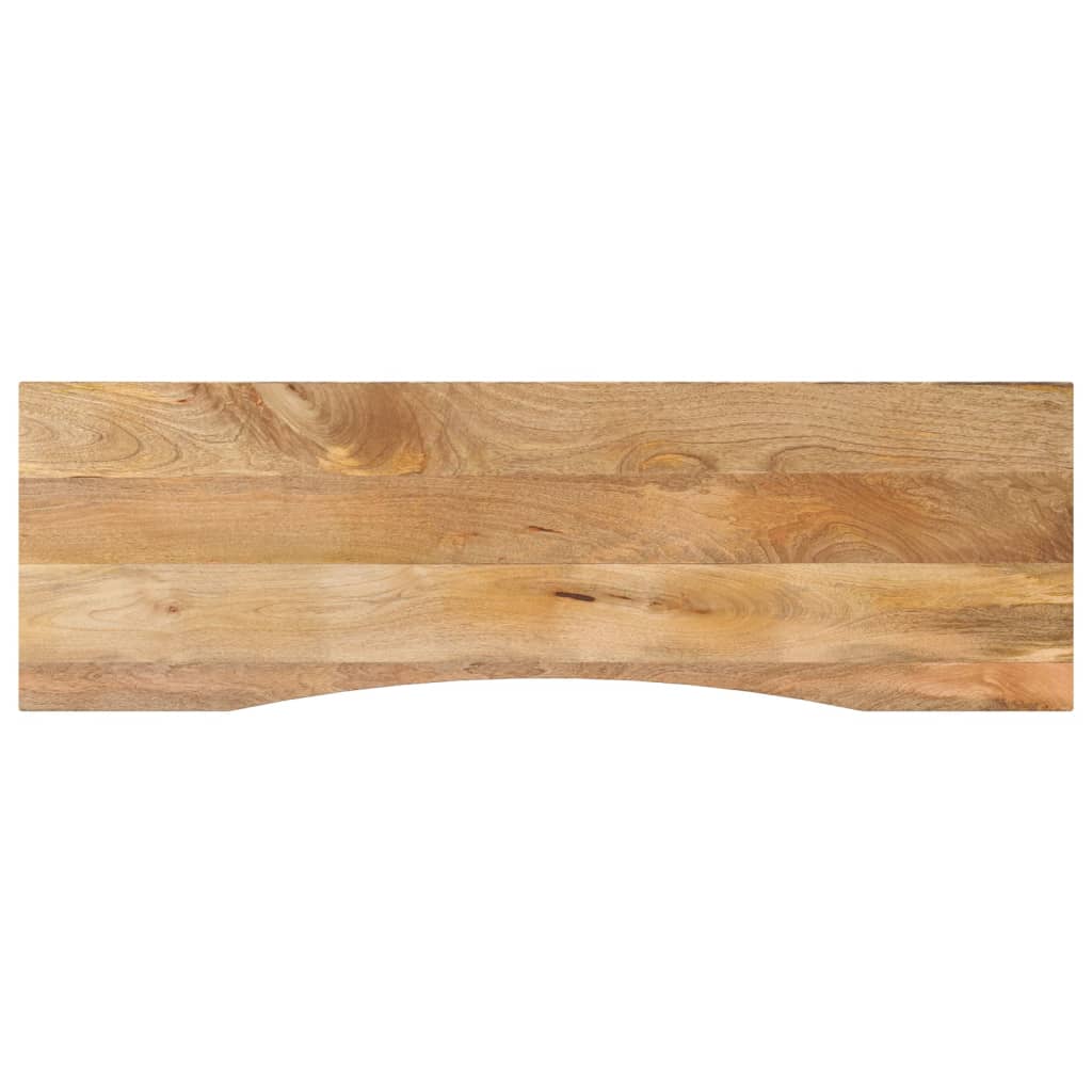 vidaXL Schreibtischplatte mit Aussparung 160x50x2,5cm Massivholz Mango