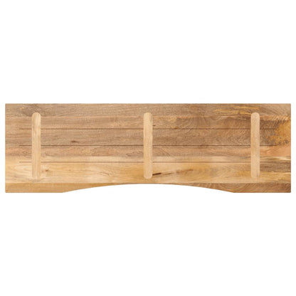 vidaXL Schreibtischplatte mit Aussparung 160x50x2,5cm Massivholz Mango