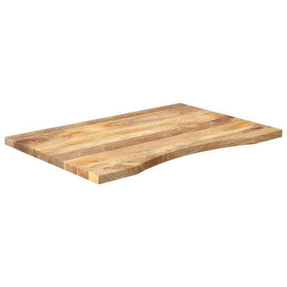 vidaXL Schreibtischplatte mit Aussparung 90x60x2,5 cm Massivholz Mango