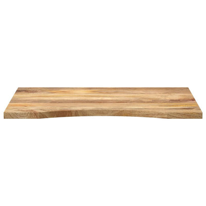 vidaXL Schreibtischplatte mit Aussparung 90x60x2,5 cm Massivholz Mango
