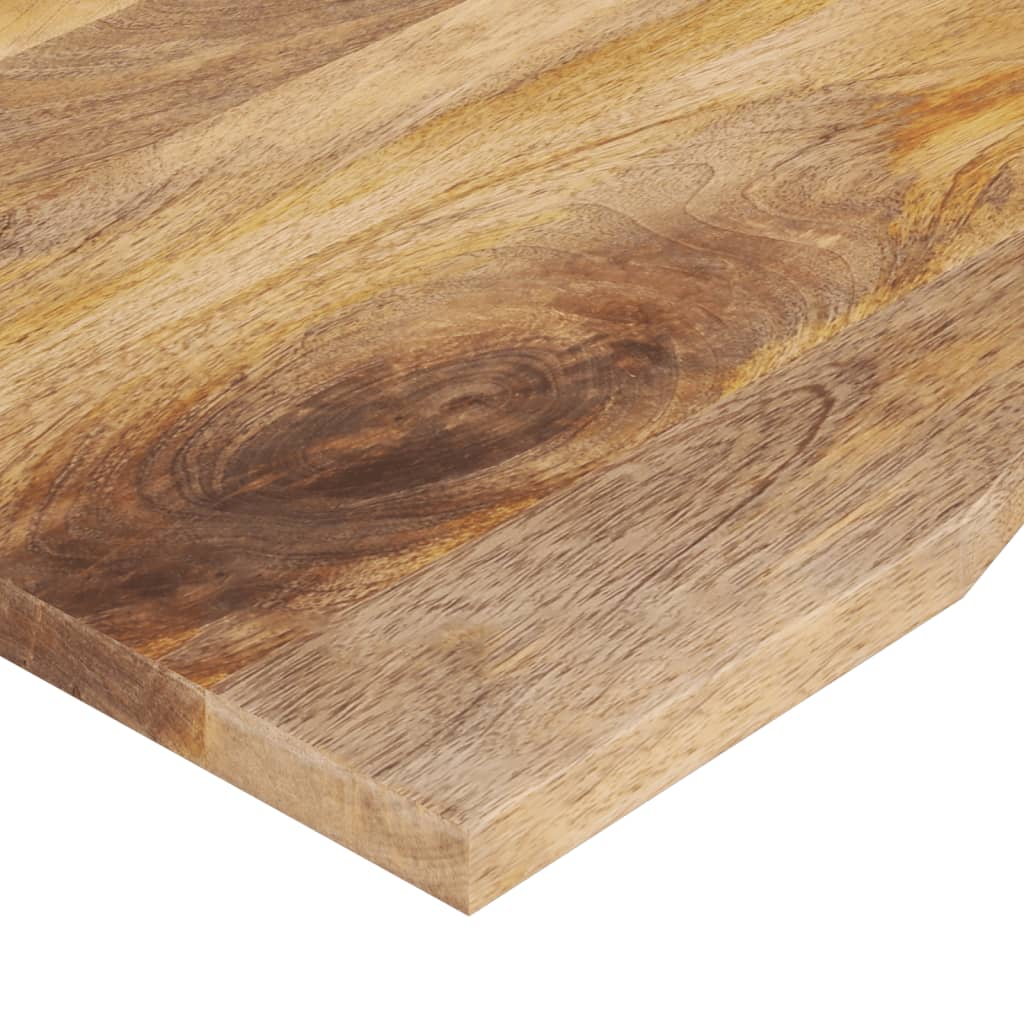vidaXL Schreibtischplatte mit Aussparung 90x60x2,5 cm Massivholz Mango