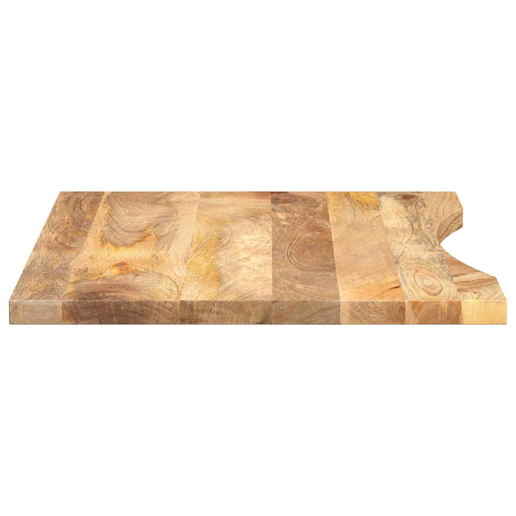vidaXL Plateau de bureau avec découpe 100x60x2,5 cm Bois de manguier massif