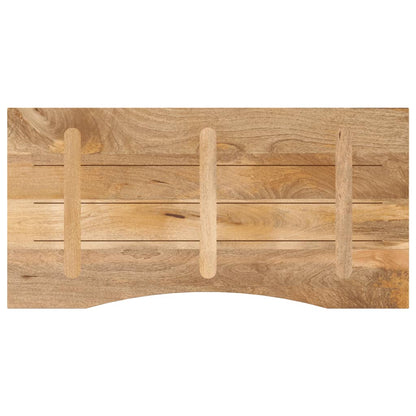 vidaXL Plateau de bureau avec découpe 110x60x2,5 cm Bois de manguier massif