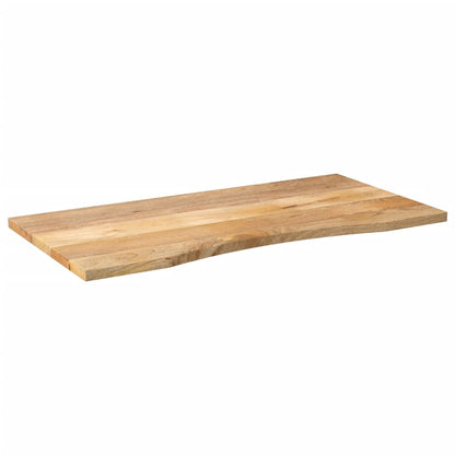 vidaXL Schreibtischplatte mit Aussparung 140x60x2,5cm Massivholz Mango