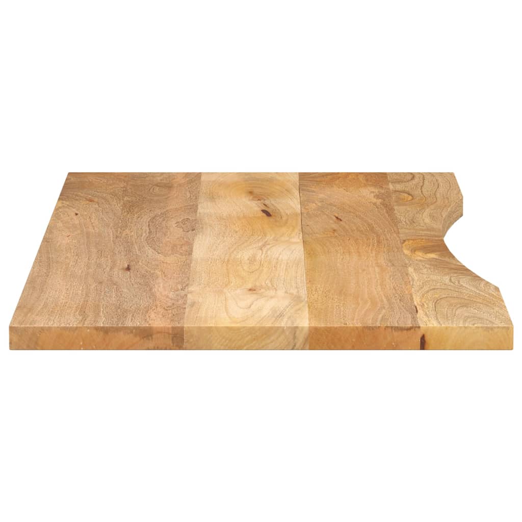 vidaXL Schreibtischplatte mit Aussparung 140x60x2,5cm Massivholz Mango