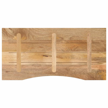 vidaXL Schreibtischplatte mit Aussparung 140x60x2,5cm Massivholz Mango