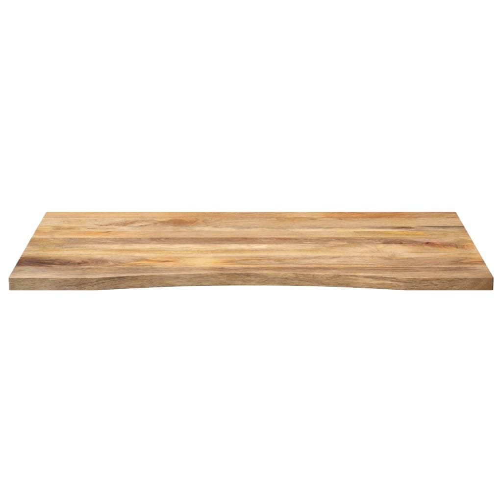 vidaXL Schreibtischplatte mit Aussparung 100x80x2,5cm Massivholz Mango