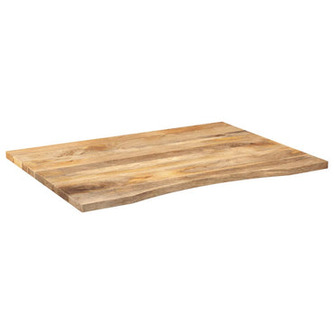 vidaXL Schreibtischplatte mit Aussparung 110x80x2,5cm Massivholz Mango