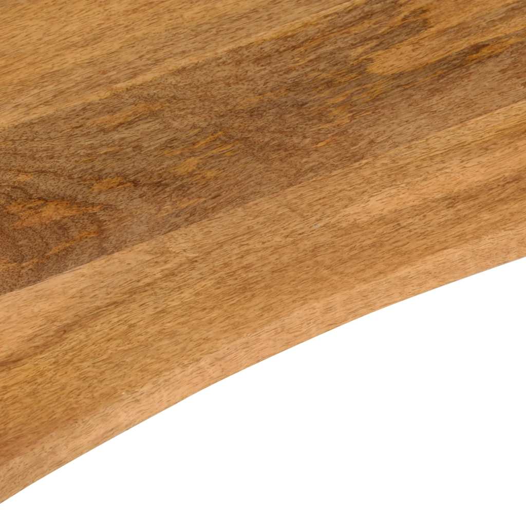 vidaXL Schreibtischplatte mit Aussparung 110x50x2,5cm Massivholz Mango