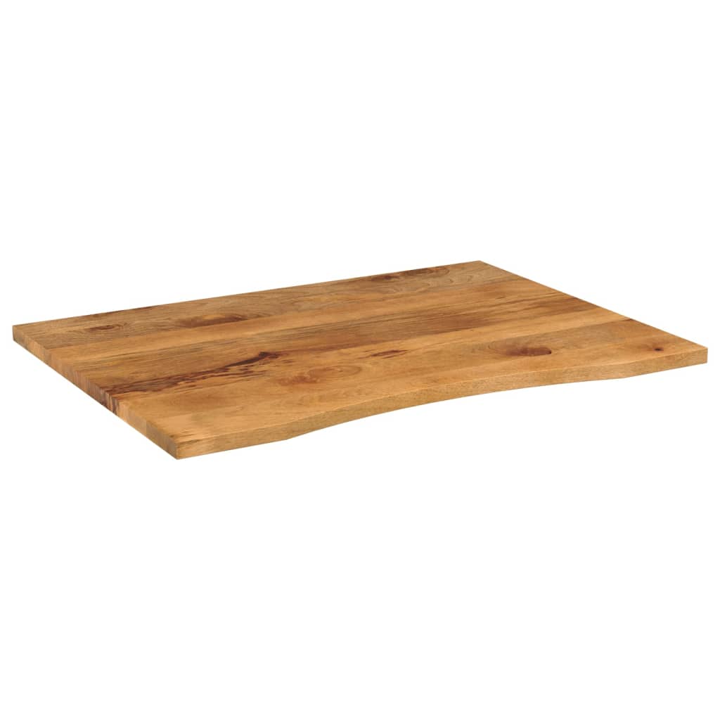 vidaXL Schreibtischplatte mit Aussparung 110x80x2,5cm Massivholz Mango