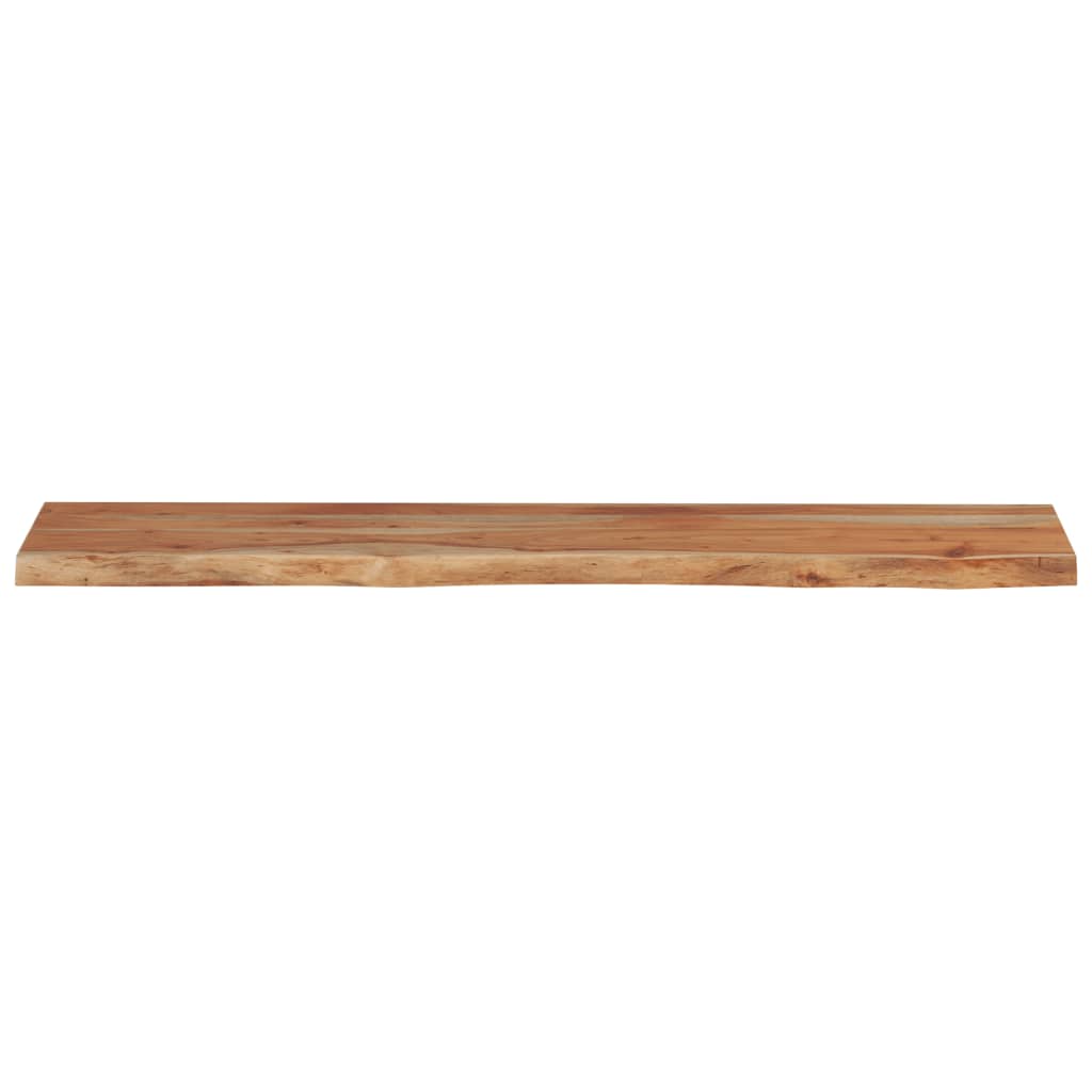 vidaXL Wandregal 120x20x2,5 cm Rechteckig Massivholz Akazie Baumkante
