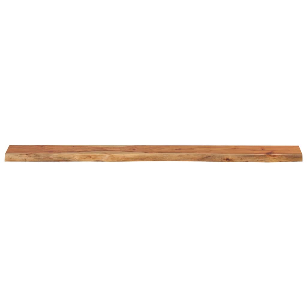 vidaXL Wandregal 160x20x2,5 cm Rechteckig Massivholz Akazie Baumkante