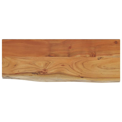 vidaXL Wandregal 70x30x2,5 cm Rechteckig Massivholz Akazie Baumkante
