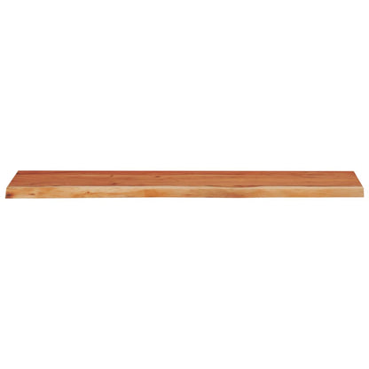 vidaXL Wandregal 110x30x2,5 cm Rechteckig Massivholz Akazie Baumkante