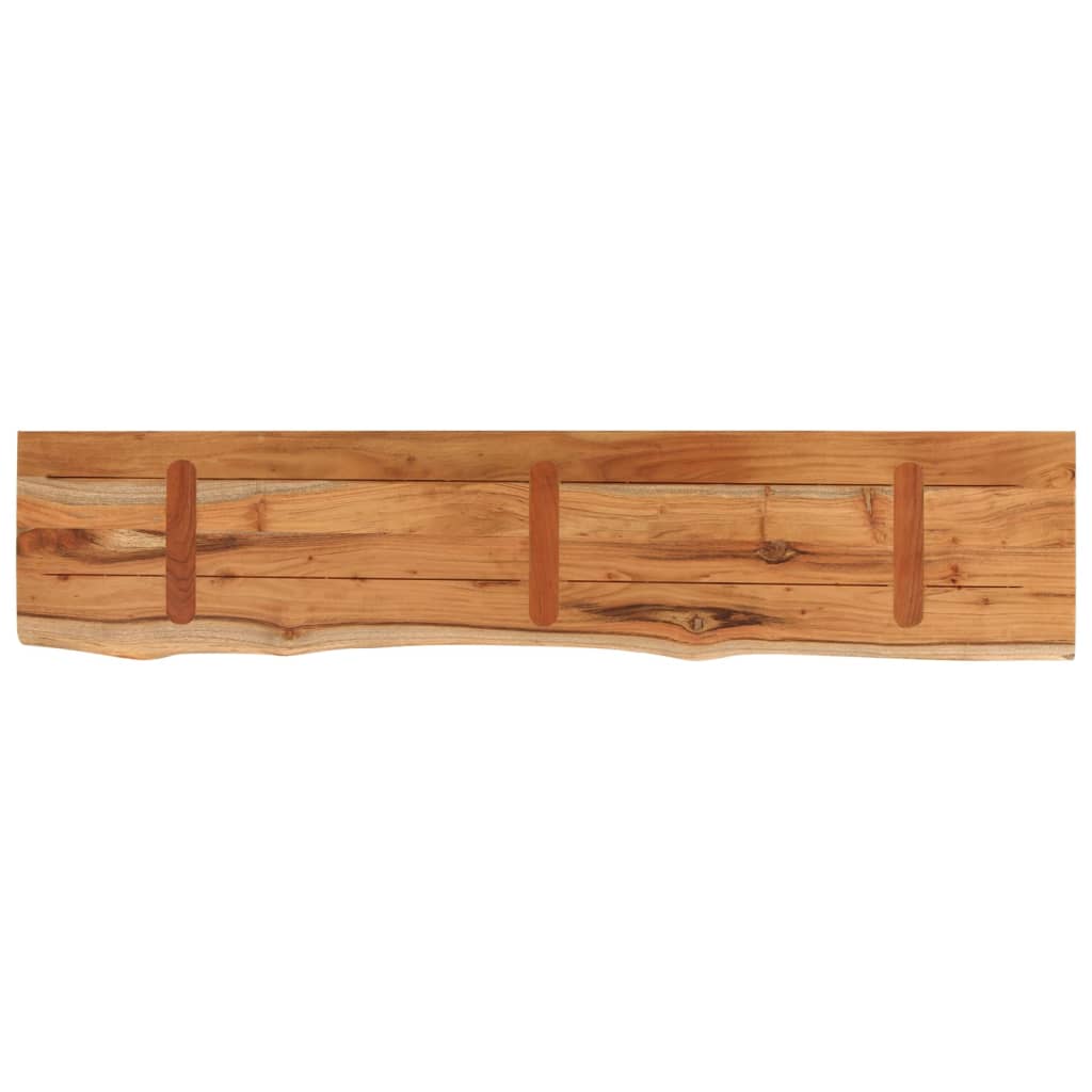 vidaXL Tischplatte 180x30x2,5cm Rechteckig Massivholz Akazie Baumkante