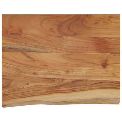 vidaXL Wandregal 50x40x2,5 cm Rechteckig Massivholz Akazie Baumkante