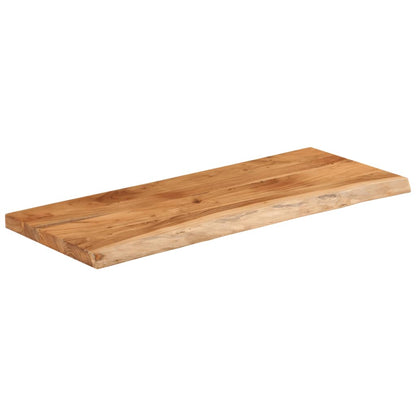 vidaXL Tischplatte 90x40x2,5 cm Rechteckig Massivholz Akazie Baumkante