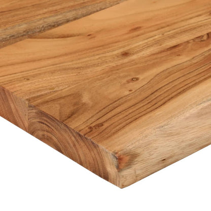 vidaXL Tischplatte 90x40x2,5 cm Rechteckig Massivholz Akazie Baumkante