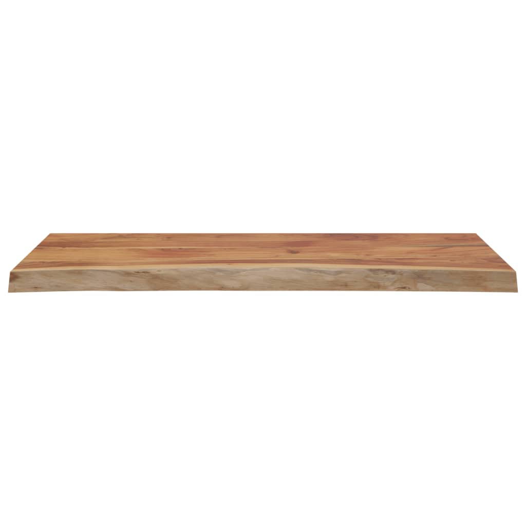 vidaXL Tischplatte 110x40x2,5cm Rechteckig Massivholz Akazie Baumkante