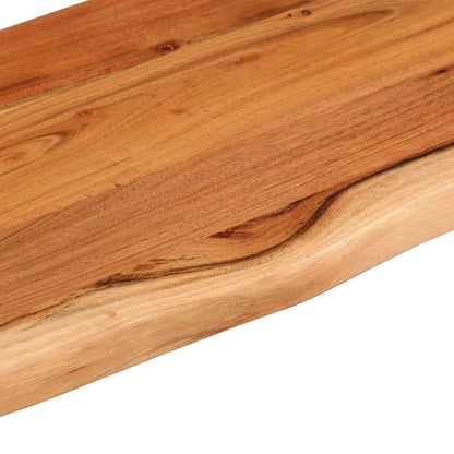 vidaXL Tischplatte 120x40x2,5cm Rechteckig Massivholz Akazie Baumkante