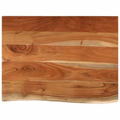 vidaXL Waschtischplatte 80x60x2,5 cm Rechteckig Massivholz Akazie