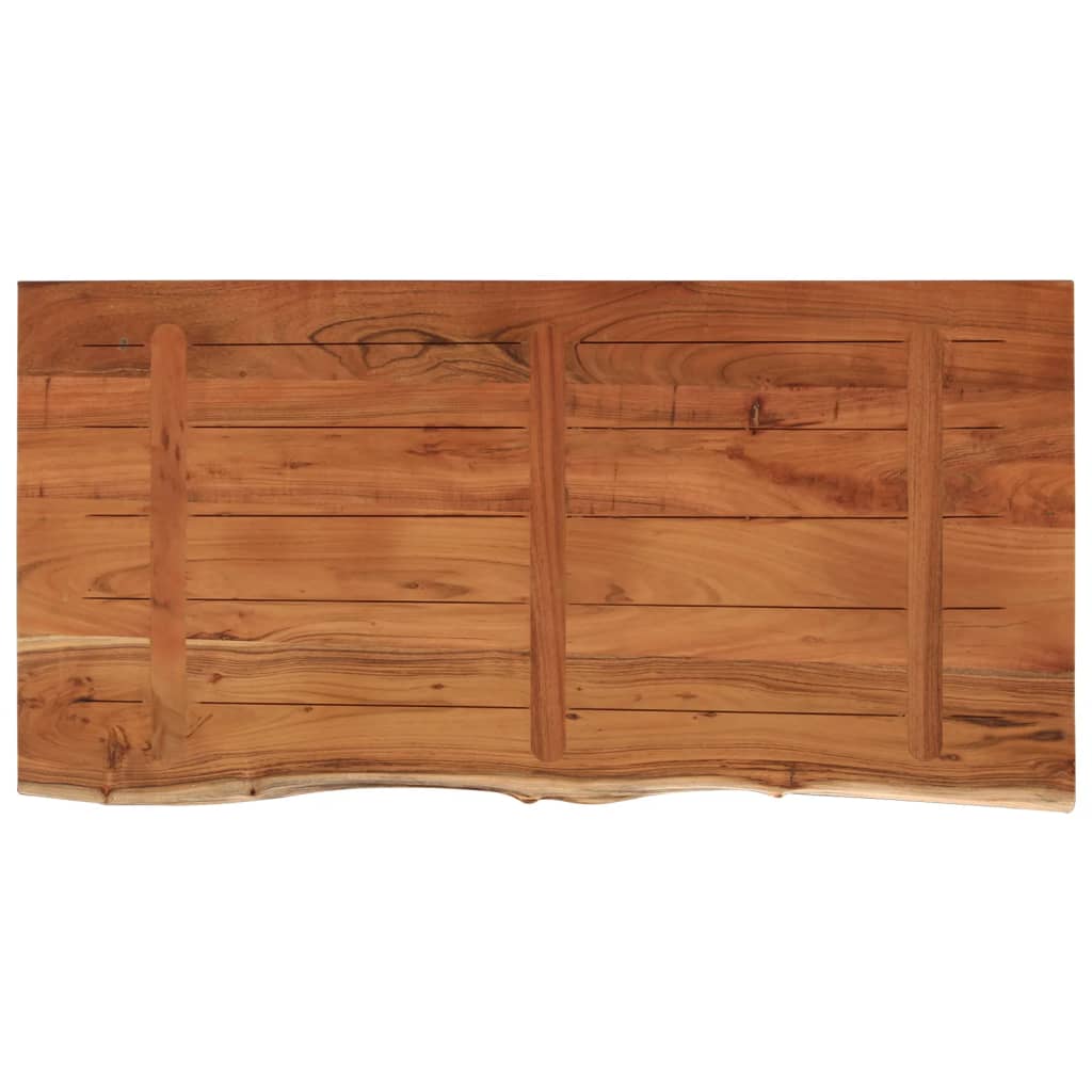 vidaXL Waschtischplatte 120x60x2,5 cm Rechteckig Massivholz Akazie