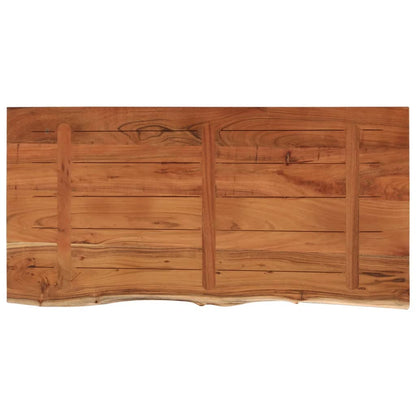 vidaXL Waschtischplatte 120x60x2,5 cm Rechteckig Massivholz Akazie