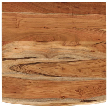 vidaXL Schreibtischplatte 80x80x2,5 cm Massivholz Akazie Naturkante