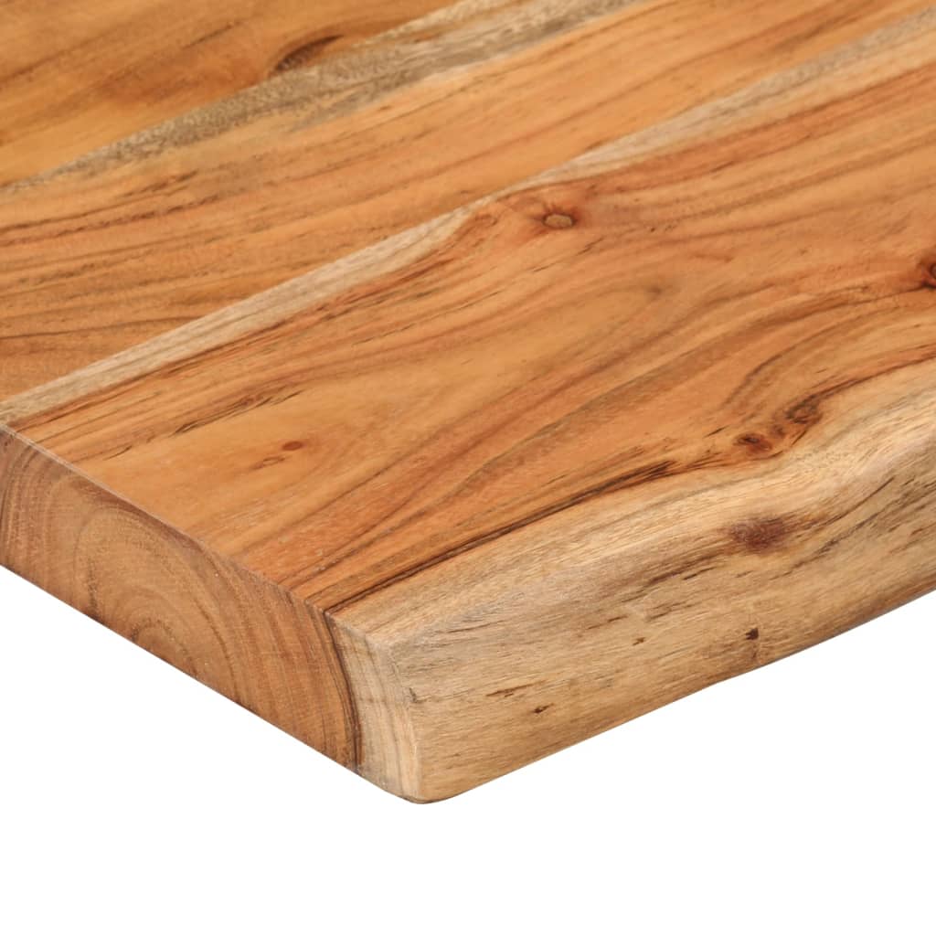 vidaXL Wandregal 40x20x3,8 cm Rechteckig Massivholz Akazie Baumkante