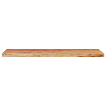 vidaXL Wandregal 80x20x3,8 cm Rechteckig Massivholz Akazie Baumkante