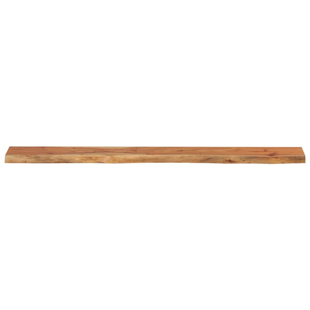 vidaXL Wandregal 140x20x3,8 cm Rechteckig Massivholz Akazie Baumkante
